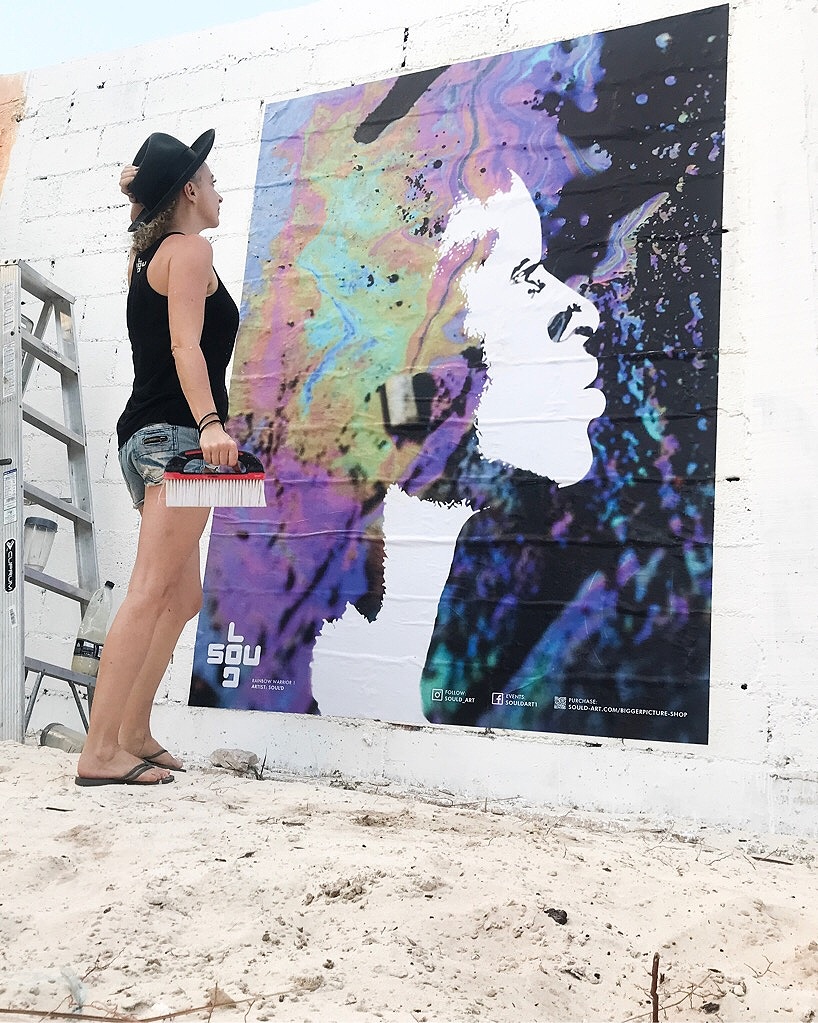 SoulD enjoy a whole week of live art, on the beach for Art With Me Festival. This festival was about helping bring ecological awareness and sustainability to Tulum and the whole planet. 