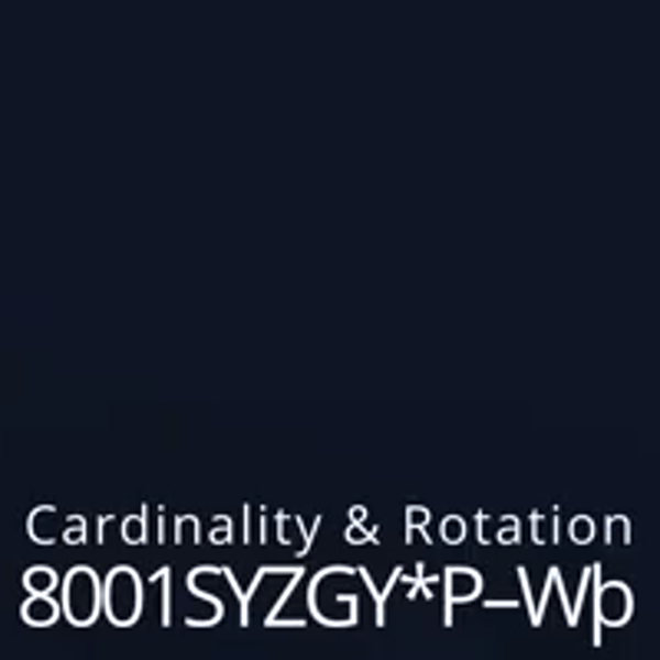 Syzygy 1.2.1 - Cardinality and Rotation