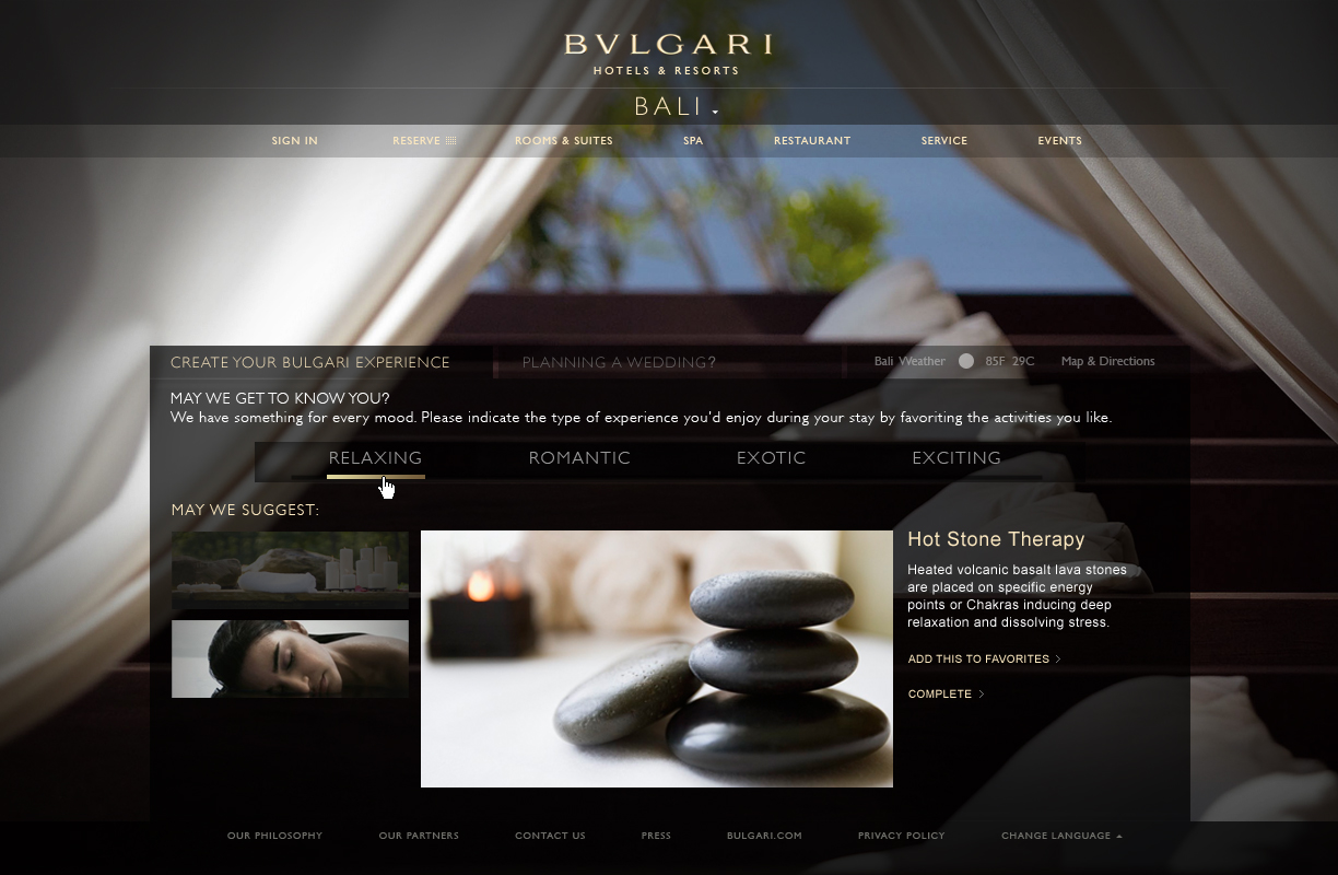 bulgari corporate website