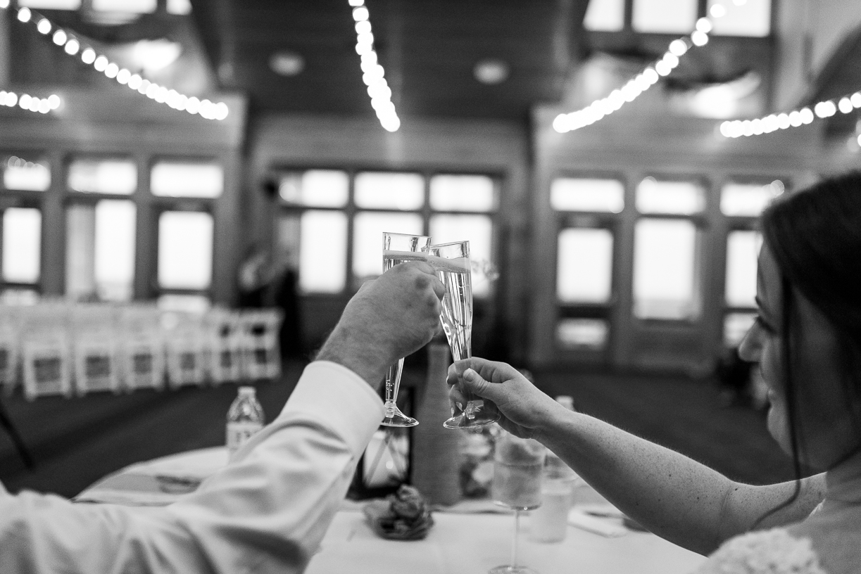 Wedding at Jennette's pier in Nags Head, NC