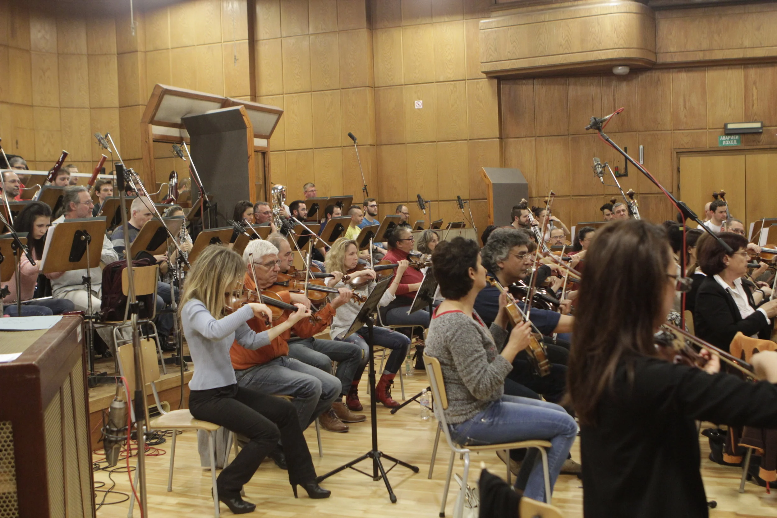 Composition recorded with 110-piece orchestra