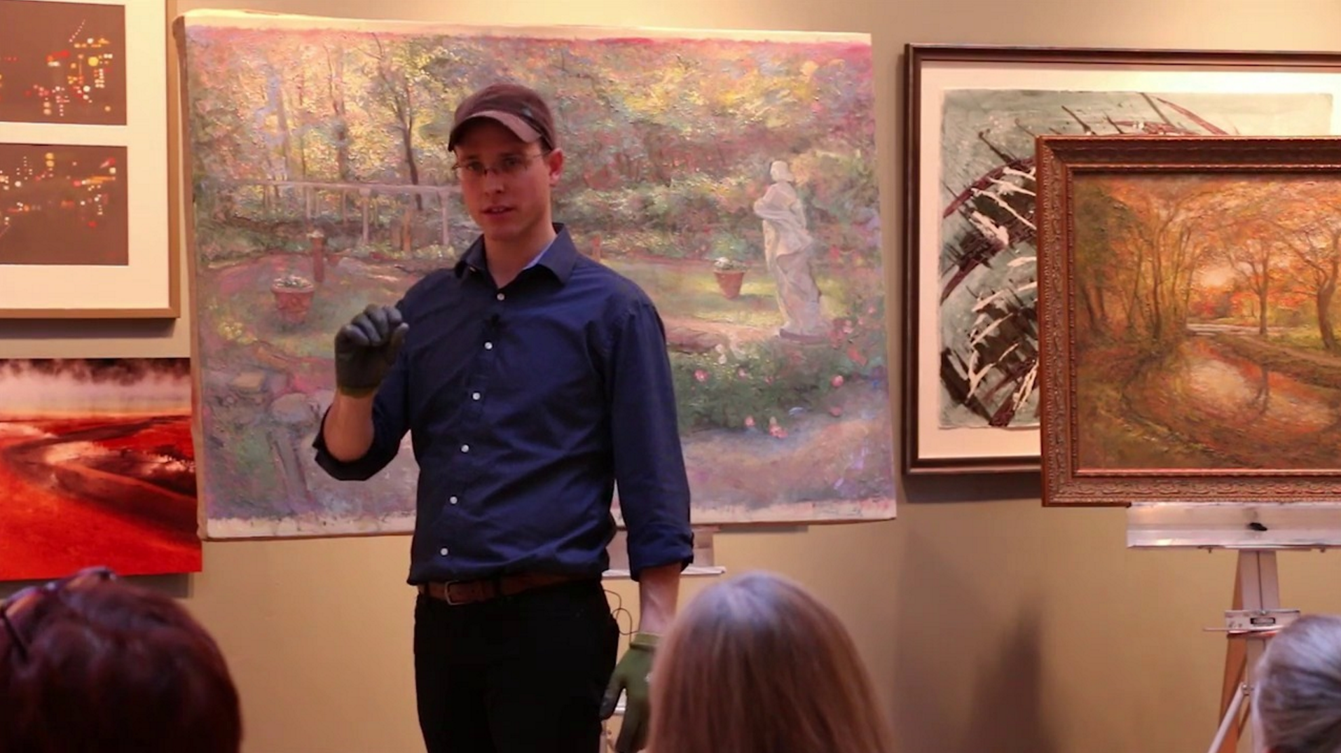 Painting Demo at Concord Art
