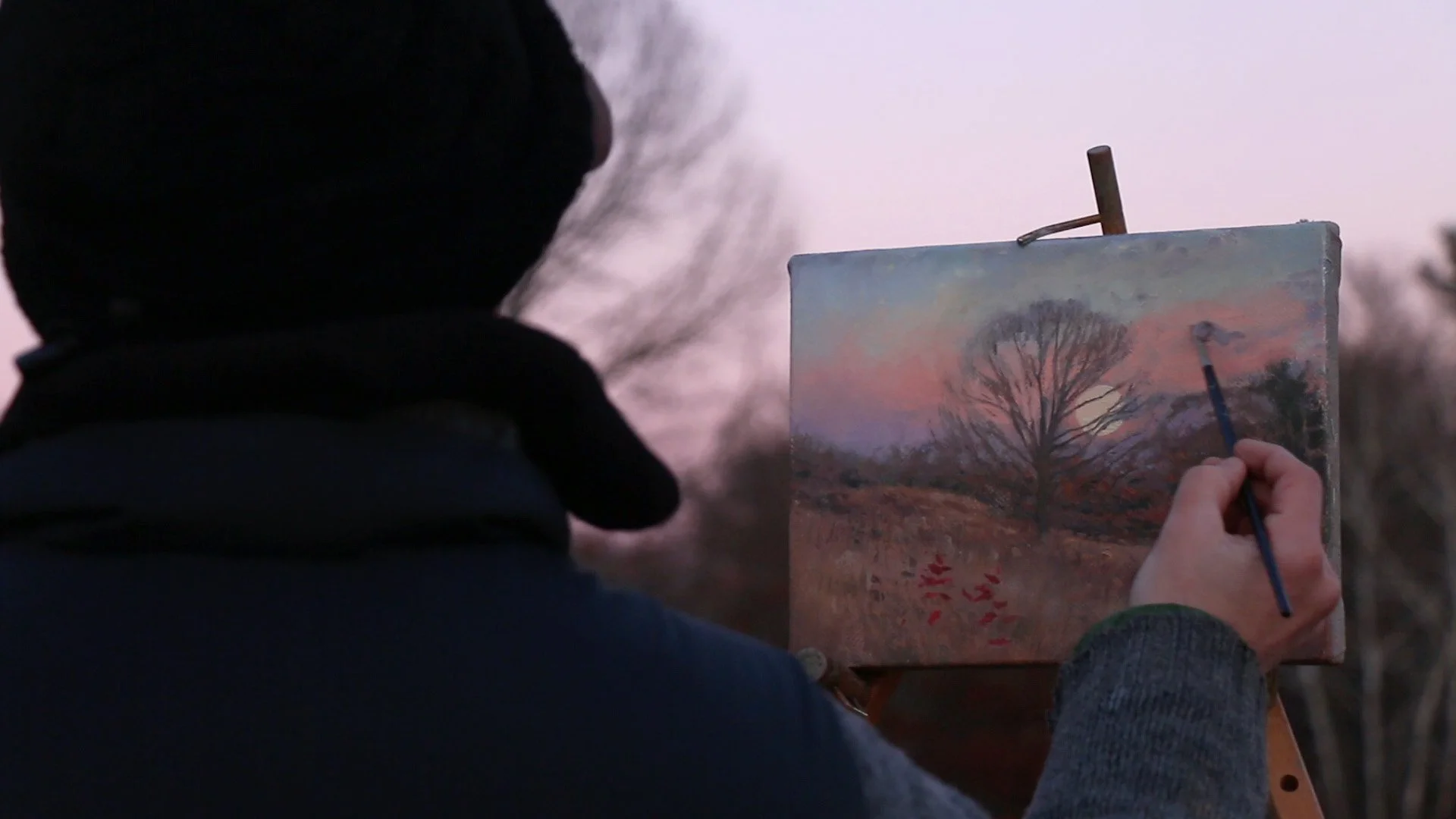 Dustin Neece working on November Moon Painting 2.1.jpg