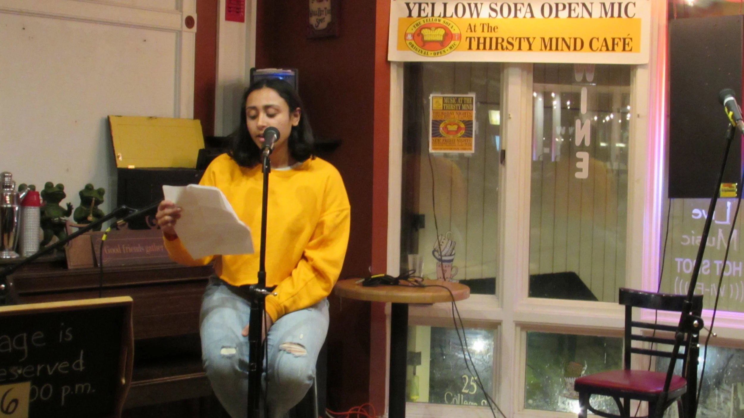 Mother Nature spotlighted at open mic