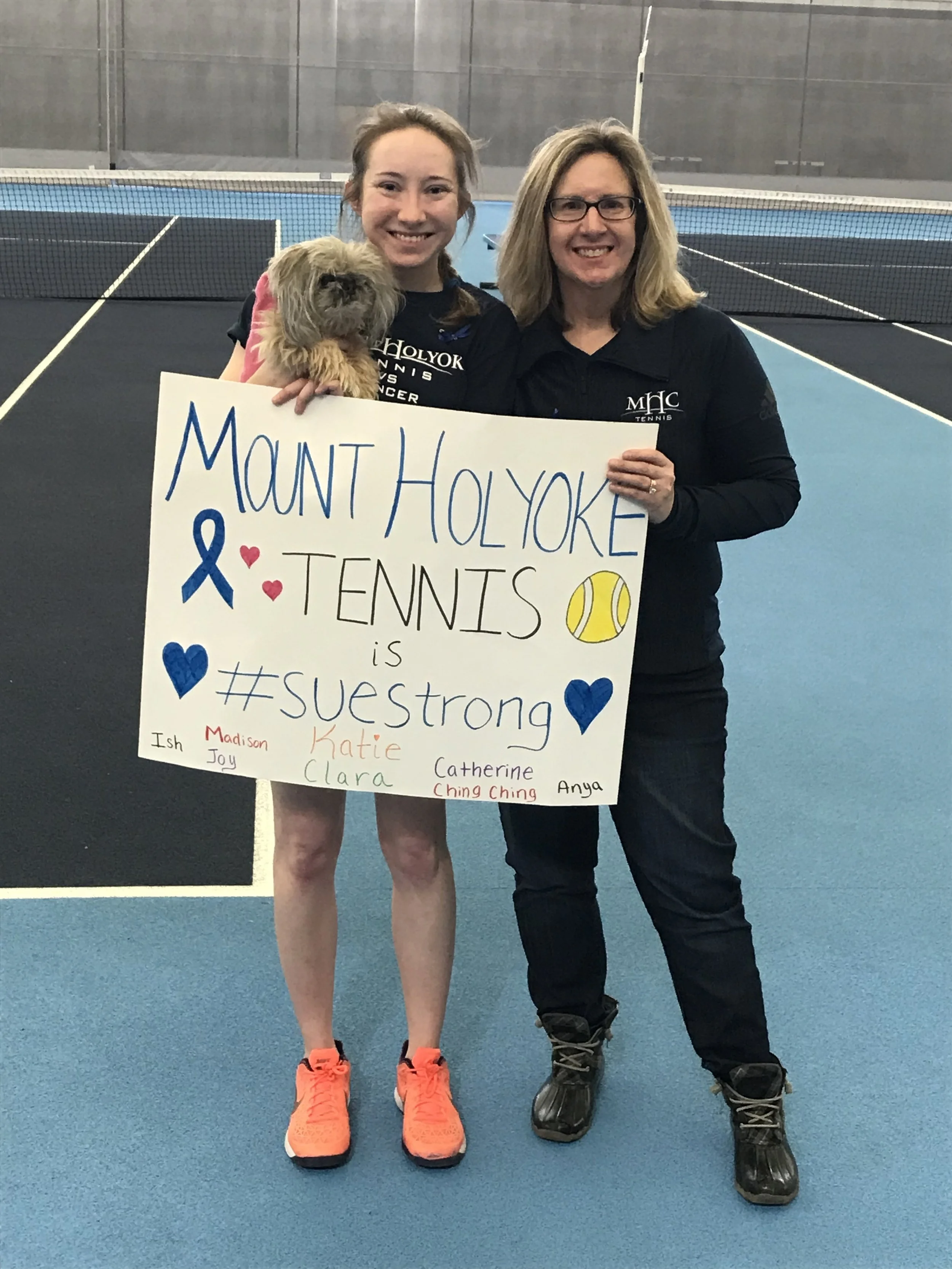 Tennis faces Bates and raises awareness for Coaches vs Cancer