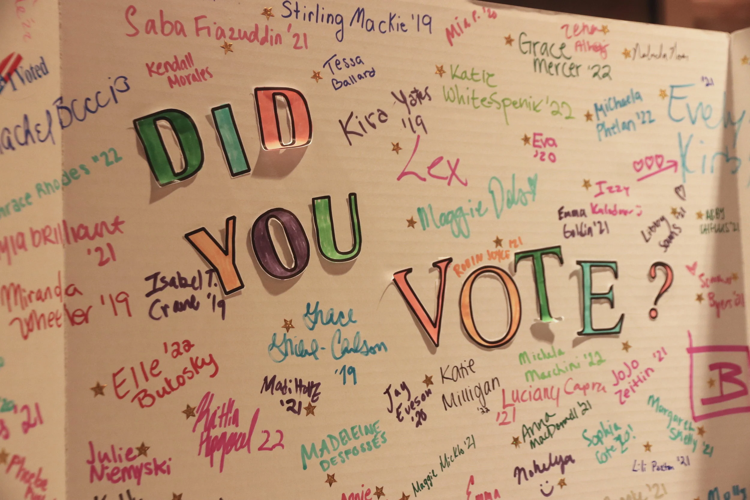 College Democrats get out the vote for MHC