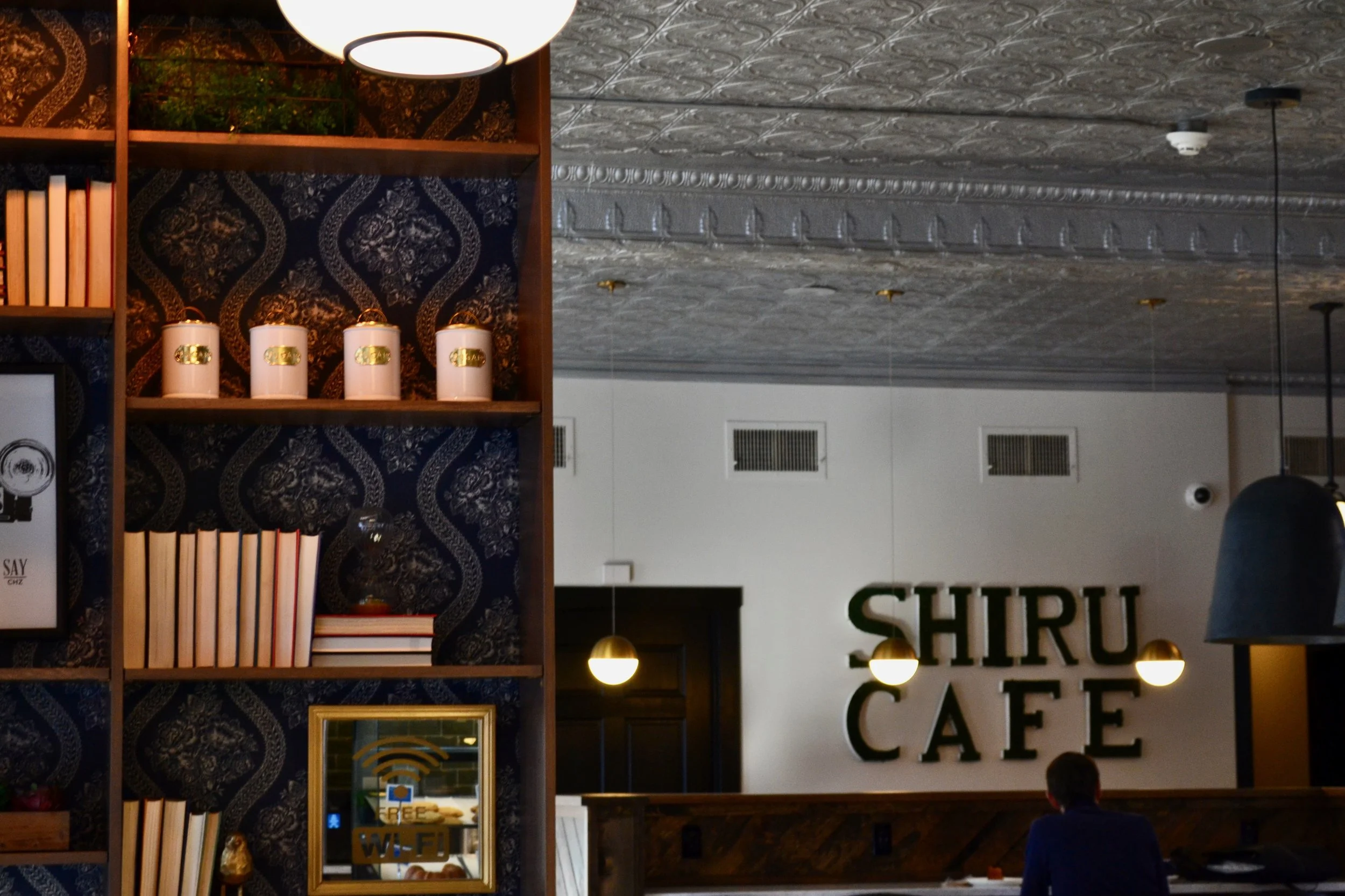 Photo by Flannery Langton ’22 Shiru Cafe is now open to professors and students in Amherst, Massachusetts.