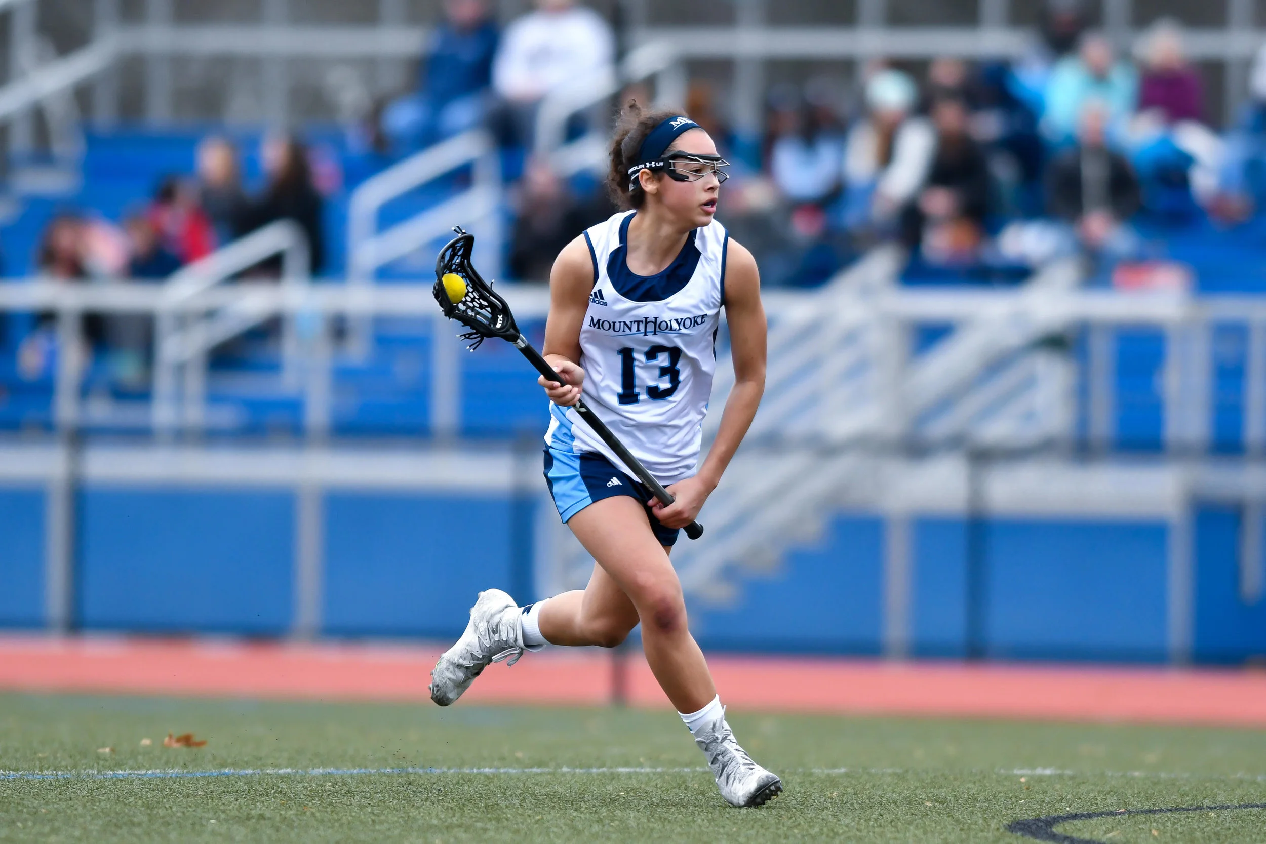 Photo courtesy of RJB Sports Photography Julianna Rankin ’20 scored the first goal of lacrosse’s season-opener against Gordon College.