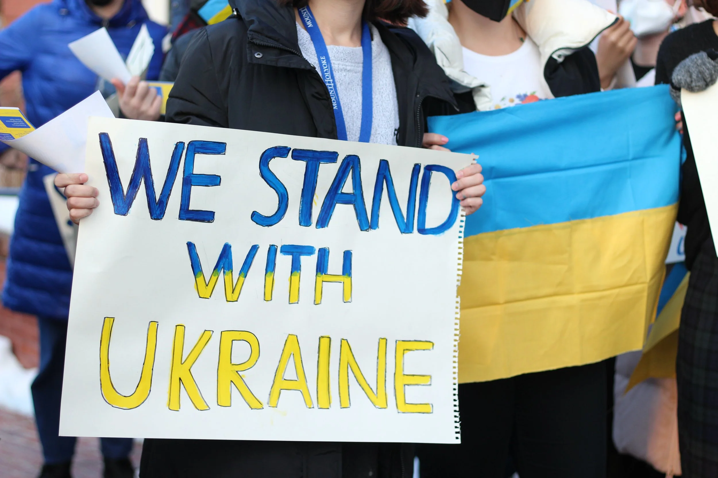 ‘Stop Putin, Stop the War’: Students protest invasion of Ukraine