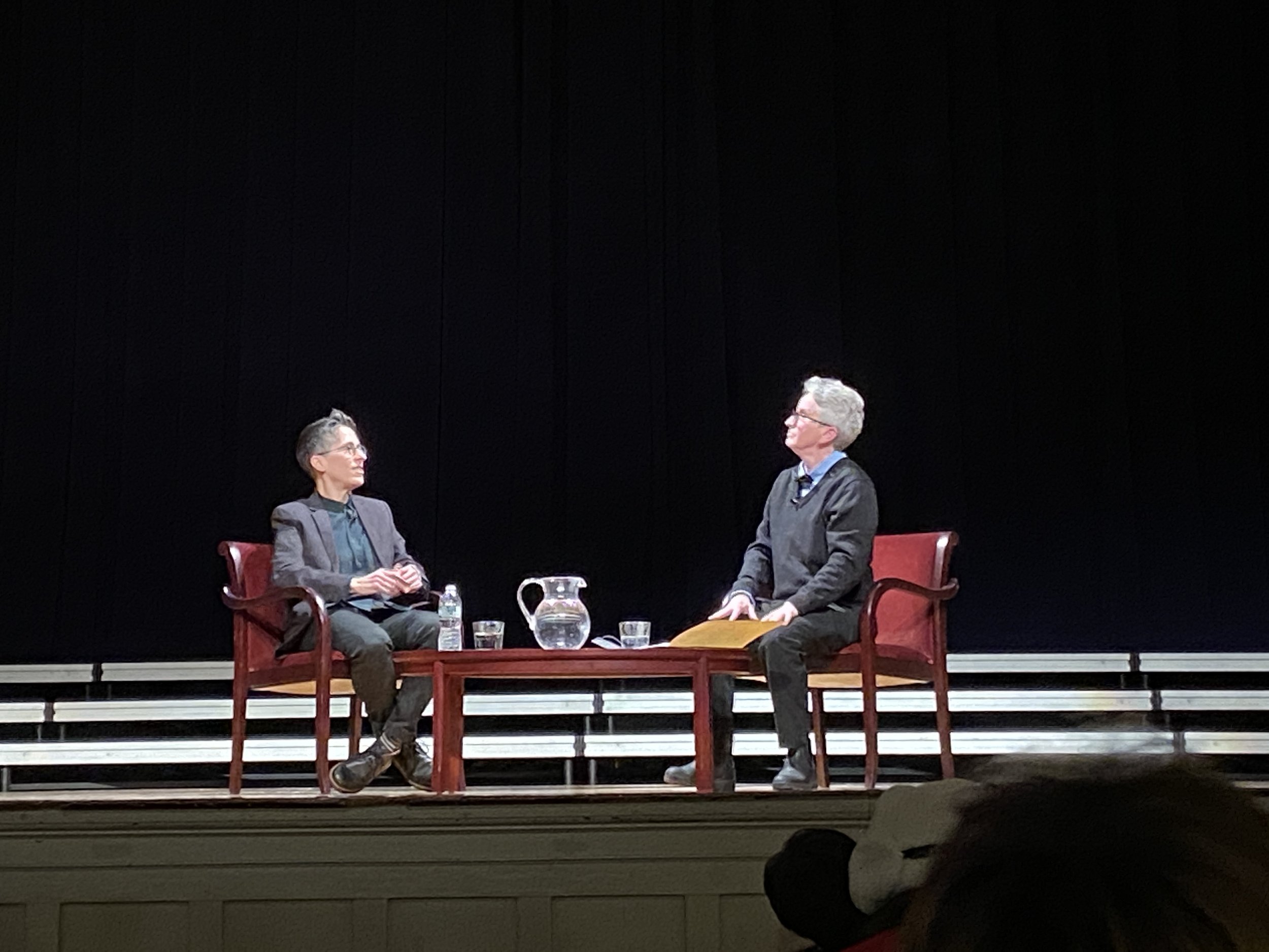  Photo by Emma Quirk ’26 Famous lesbian cartoonist Alison Bechdel spoke at Smith College on March 2. She discussed intertextual references in her work and queer politics. 