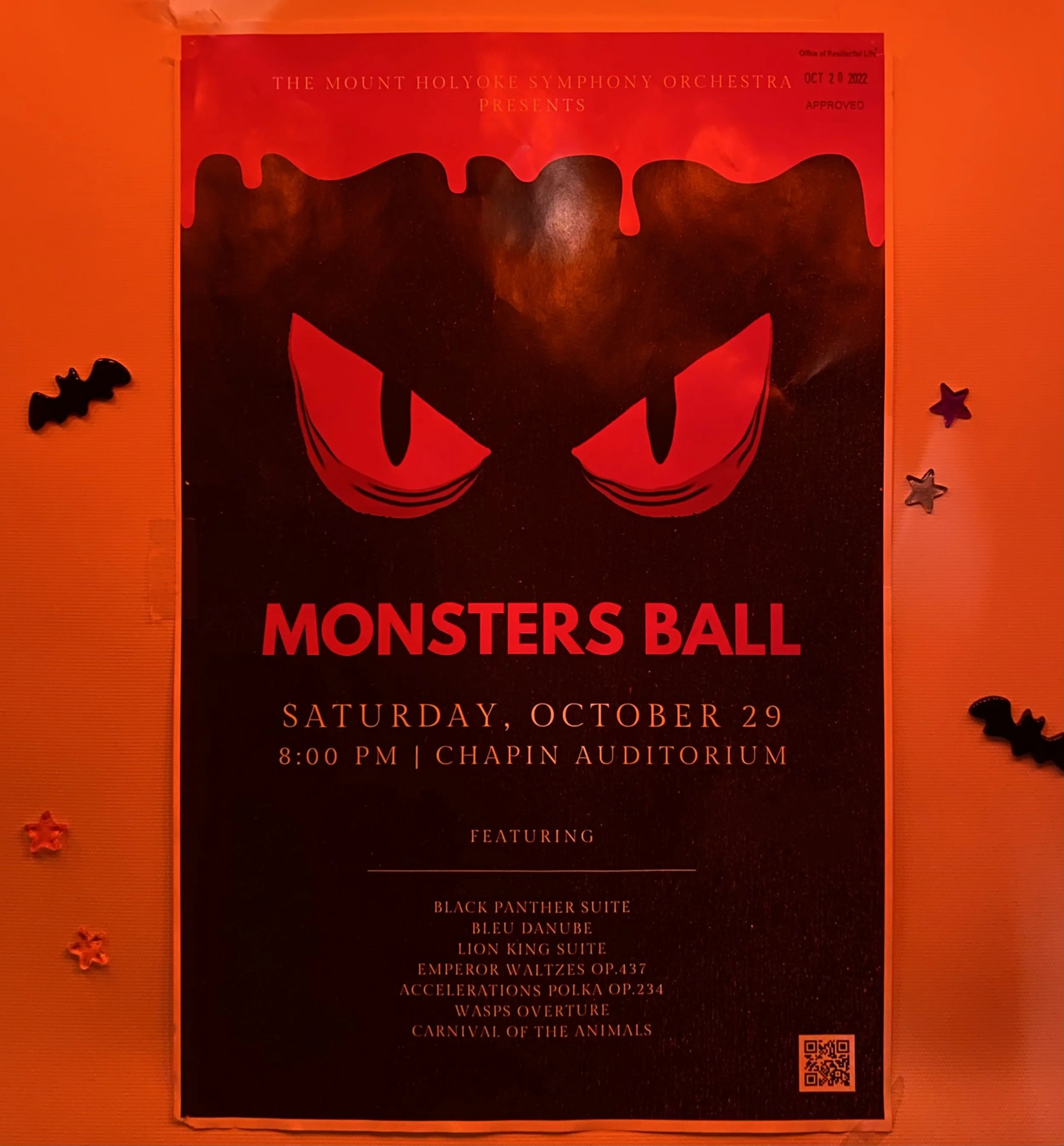 Mount Holyoke Symphony Orchestra performs at Monsters Ball
