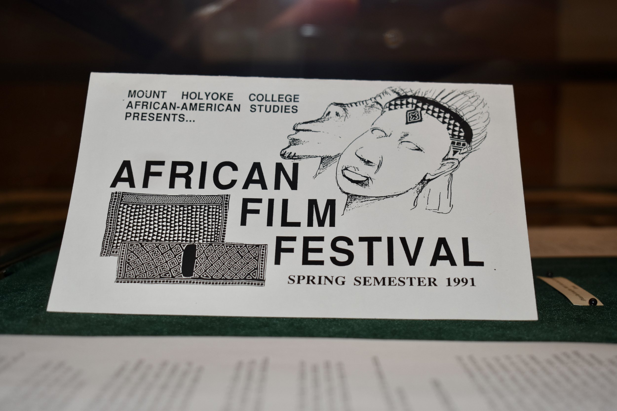 FEATURES_ Advertisement for an African Film Festival, 1991 by Emma Quirk '26.jpg