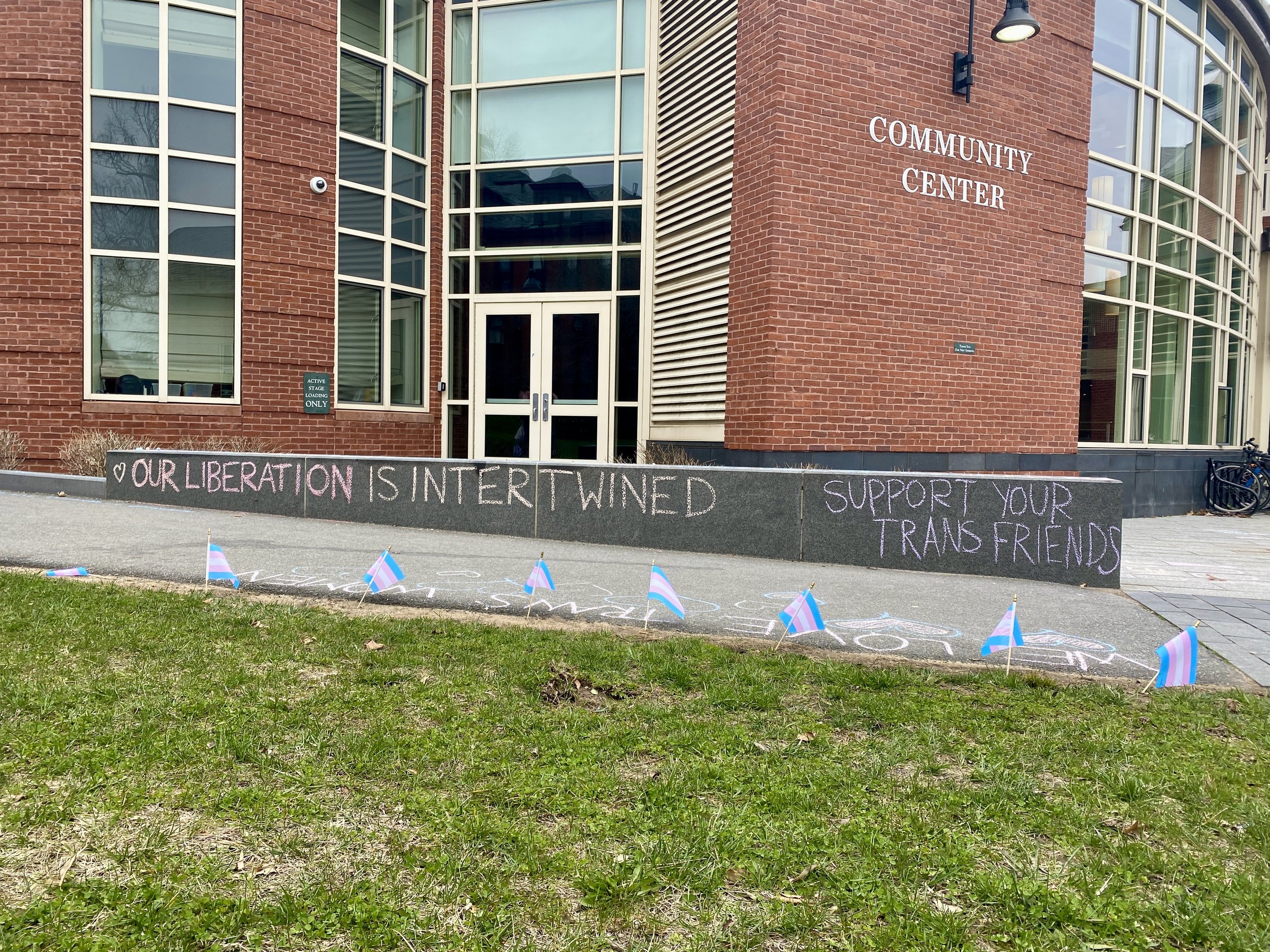 Transphobic messages found in Blanchard Hall on Trans Day of Visibility 