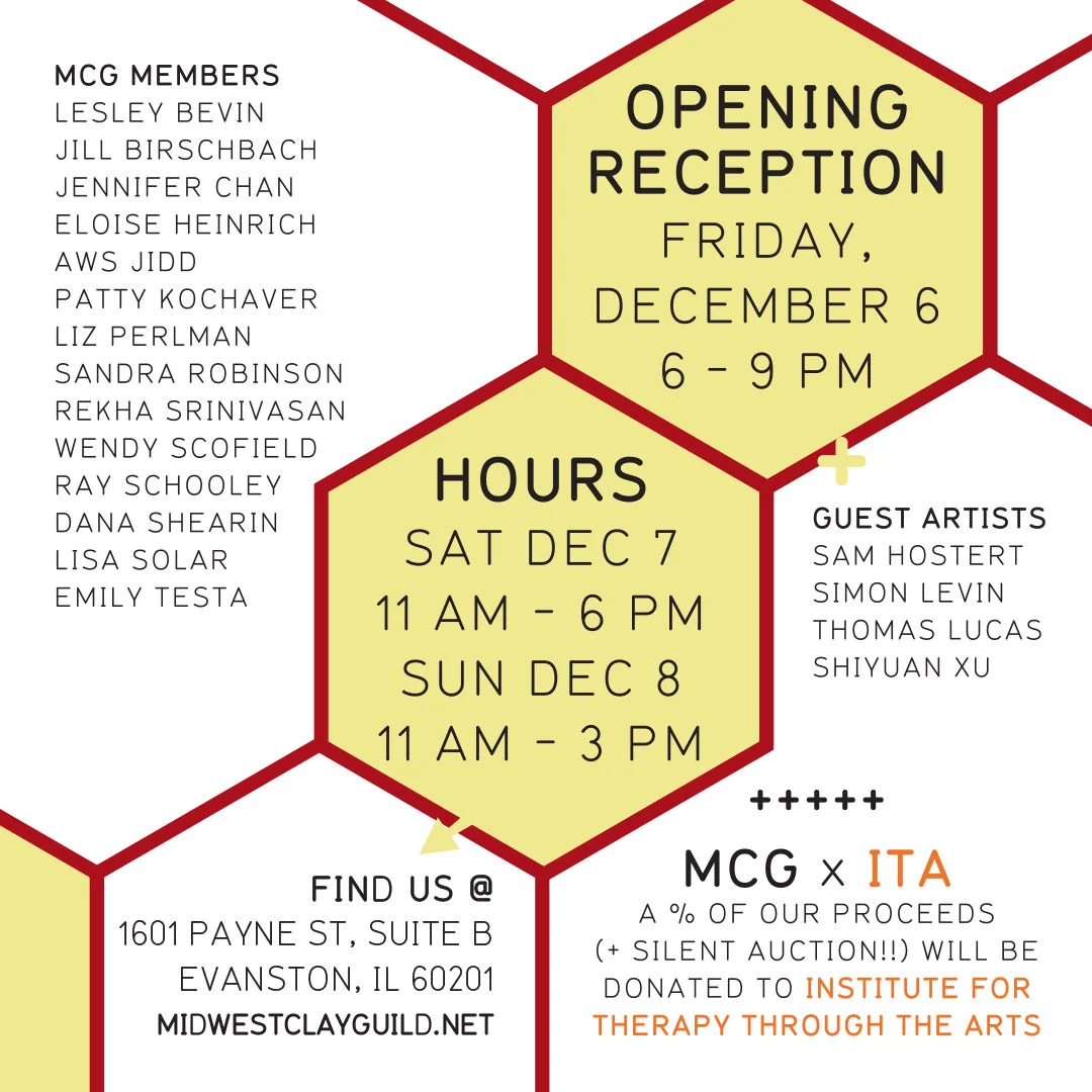 Midwest Clay Guild Holiday Sale!