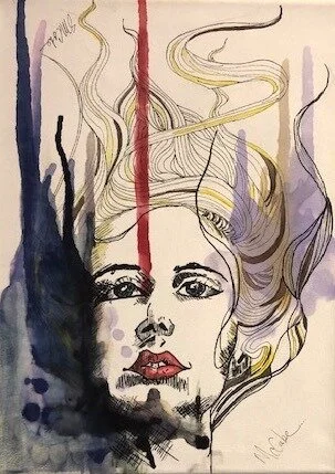 "Oh, my Hair" Artist Sandy McCabe