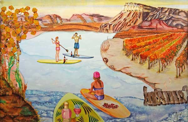 Kurrent Cellars Tasting Dock