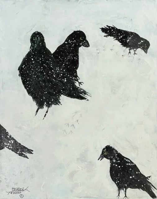 Crow Snow Day