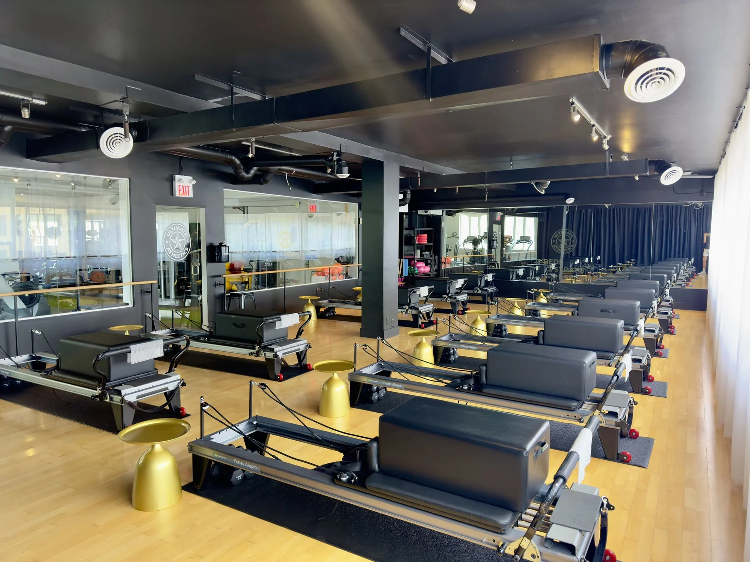 The Reformer Pilates studio at Ultimate Athletics Club in Summerhill, Toronto