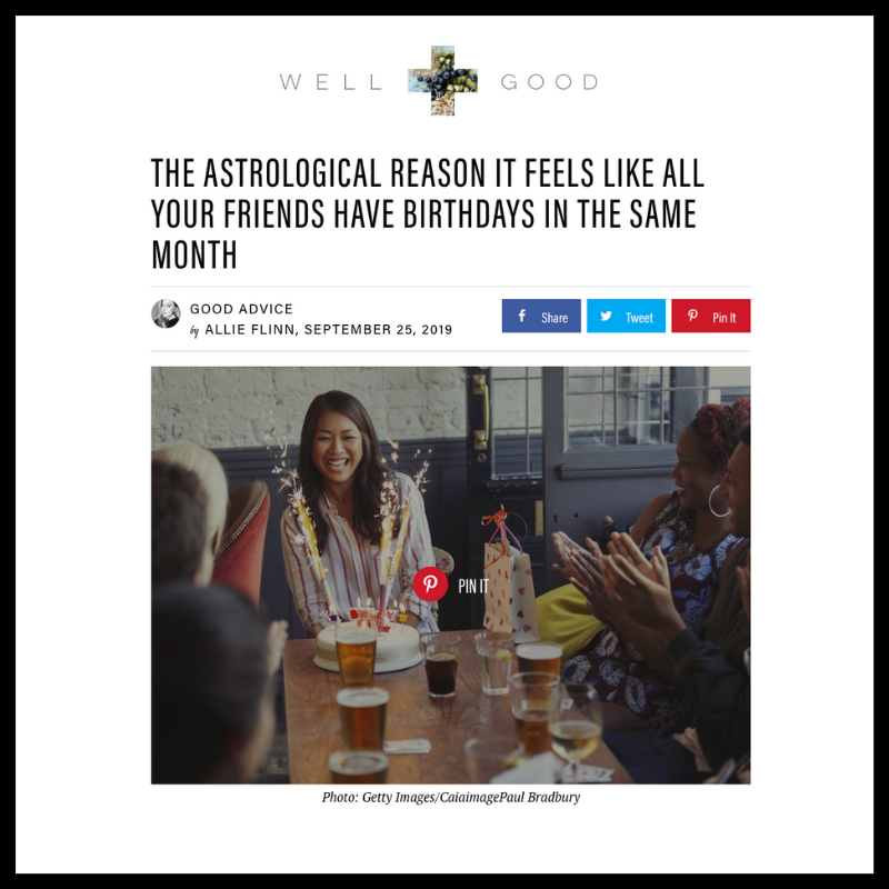 The Astrological Reason it Feels Like All your Friends have Birthdays in the Same Month (Copy)