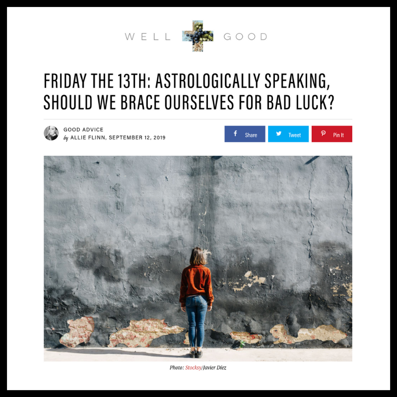 Friday the 13th: Astrologically Speaking, Should we Brace Ourselves for Bad Luck? (Copy)