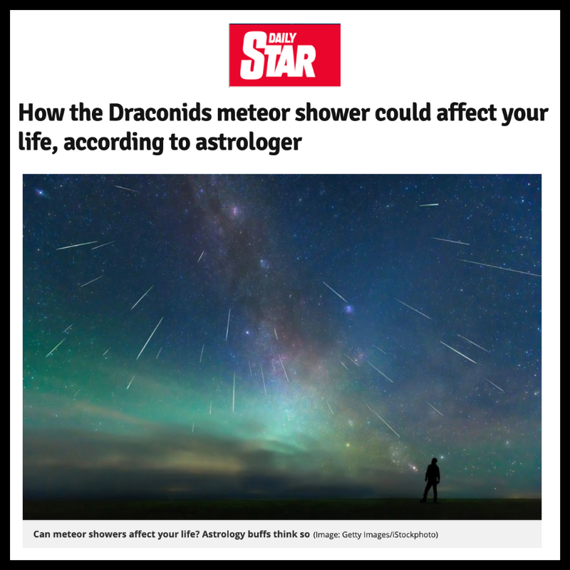 How the Draconids Meteor Shower could Affect your Life, According to Astrologer (Copy)