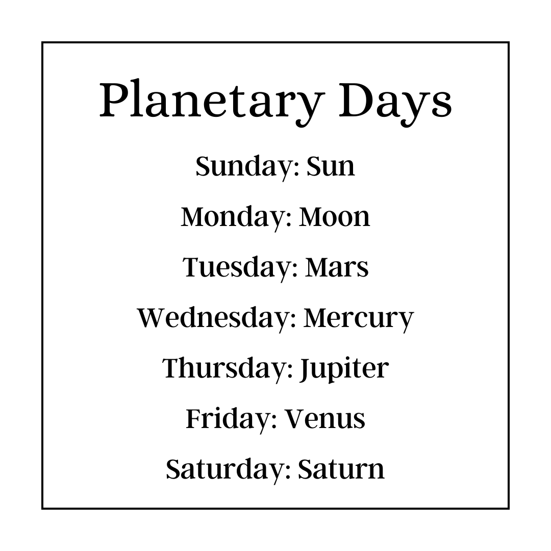 Planetary Days