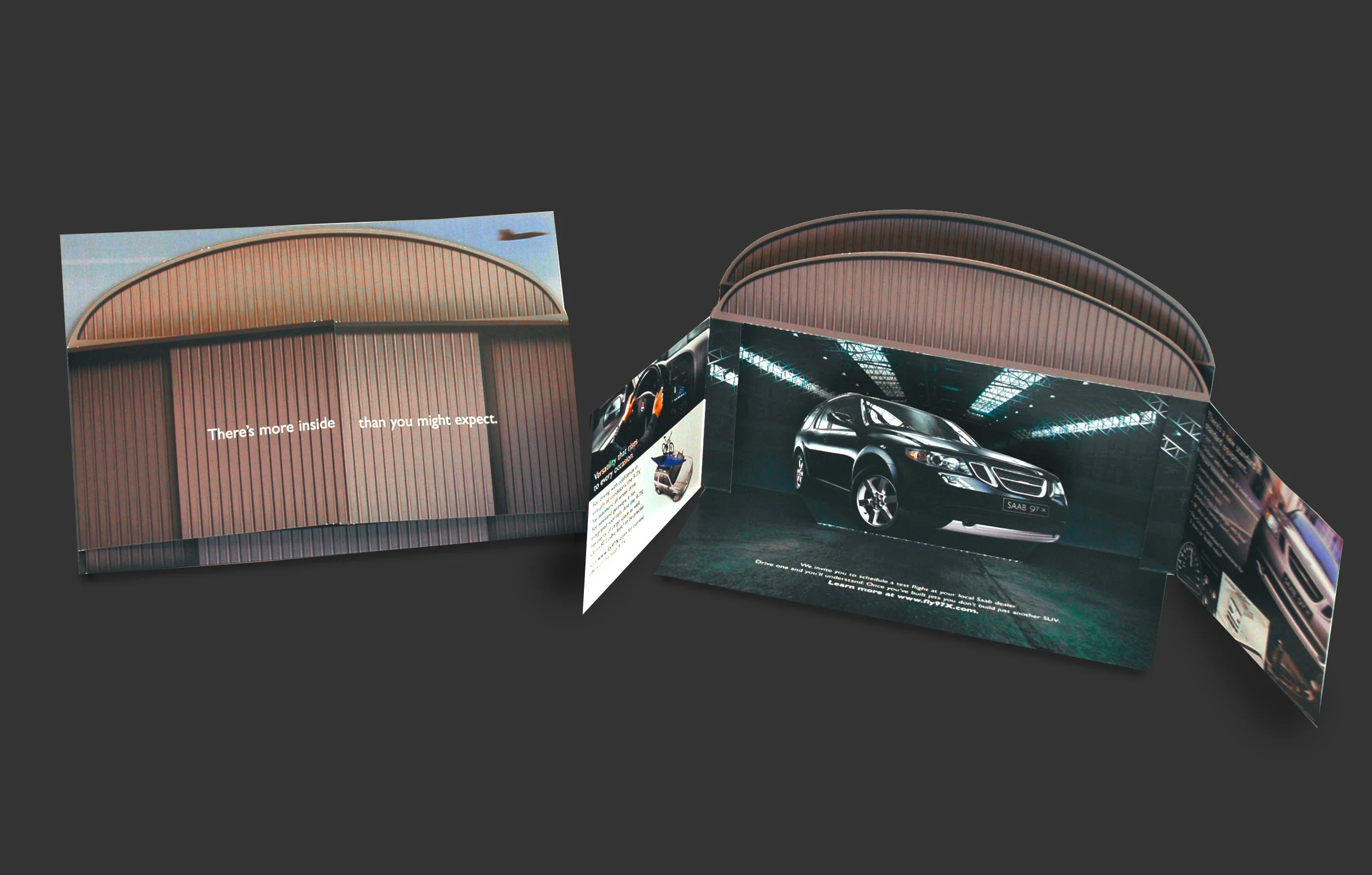 Saab 97x Dimensional "Born From Jets" Mailer