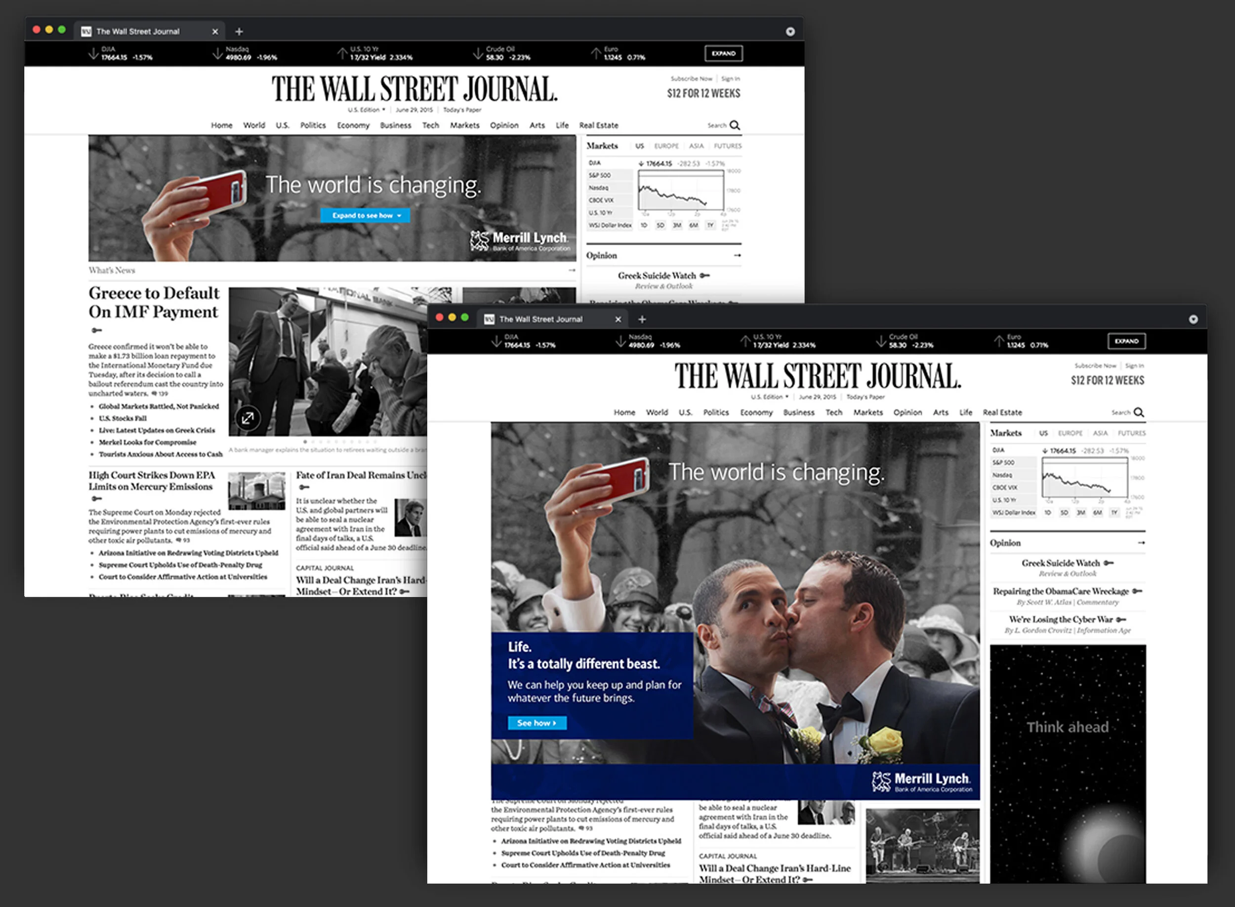 Merrill Lynch - Wall Street Journal Takeover Pt 1