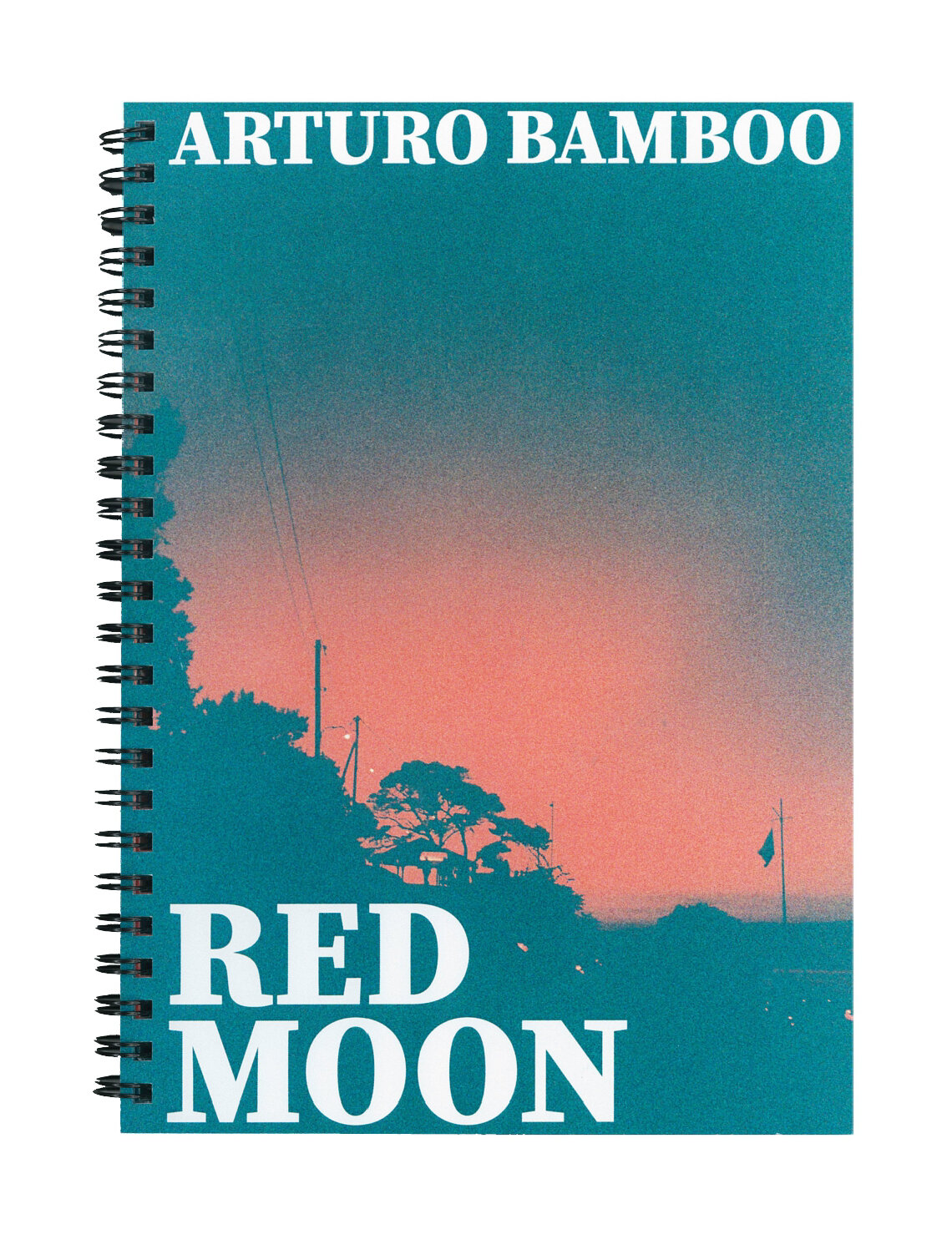  RED MOON ACTS AS A PERSONAL ALBUM OF DREAM-LIKE MEMORIES AND FEELS LIKE SOMETHING BETWEEN AN UTOPIA AND A DYSTOPIA. THE PUBLICATION WAS SHOT ON A REVERSE-ROLLED COLOR NEGATIVE FILM TO EMPHASISE THE RAW BEAUTY OF THE SUBJECTS  21X15CM, 20 PAGES, RING