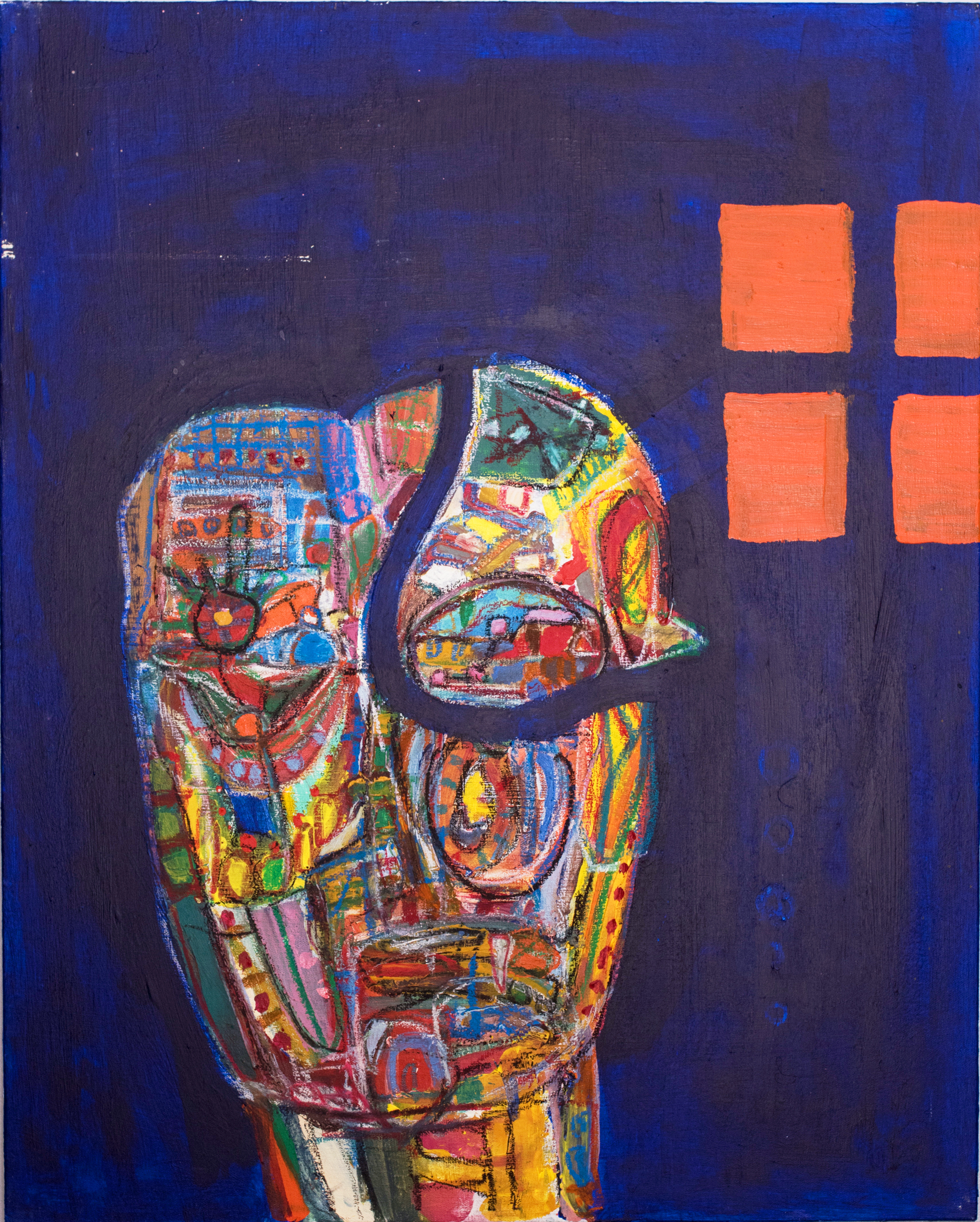    " alone "    24 × 30 in  2015   