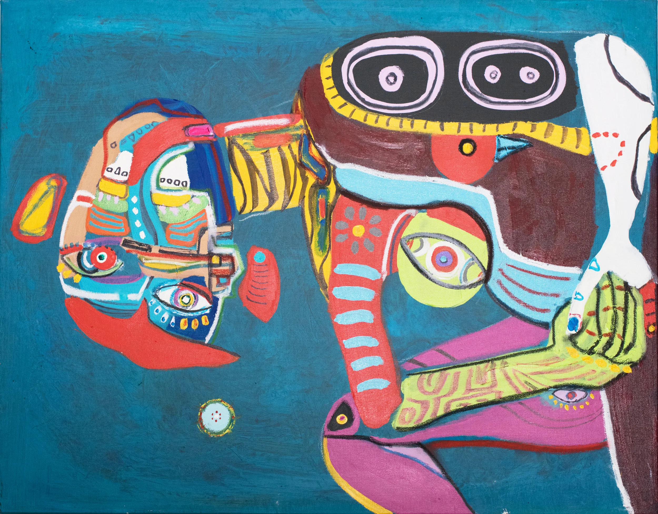 " self-portrait, In Universe " 28 × 22 in 2016