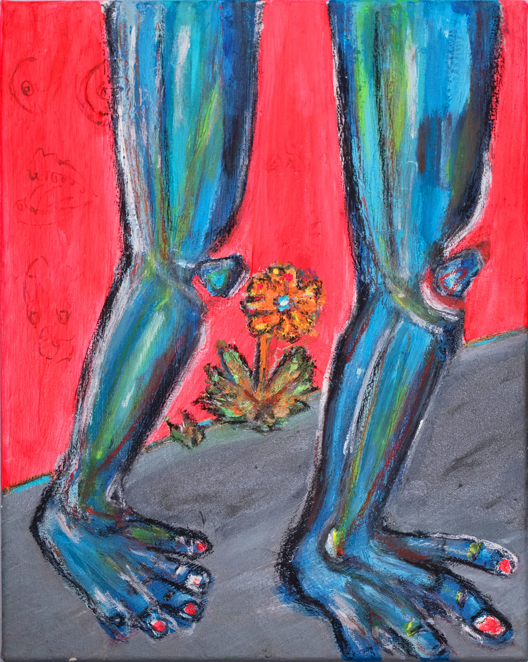 " Burn off " 16 × 20 in 2016