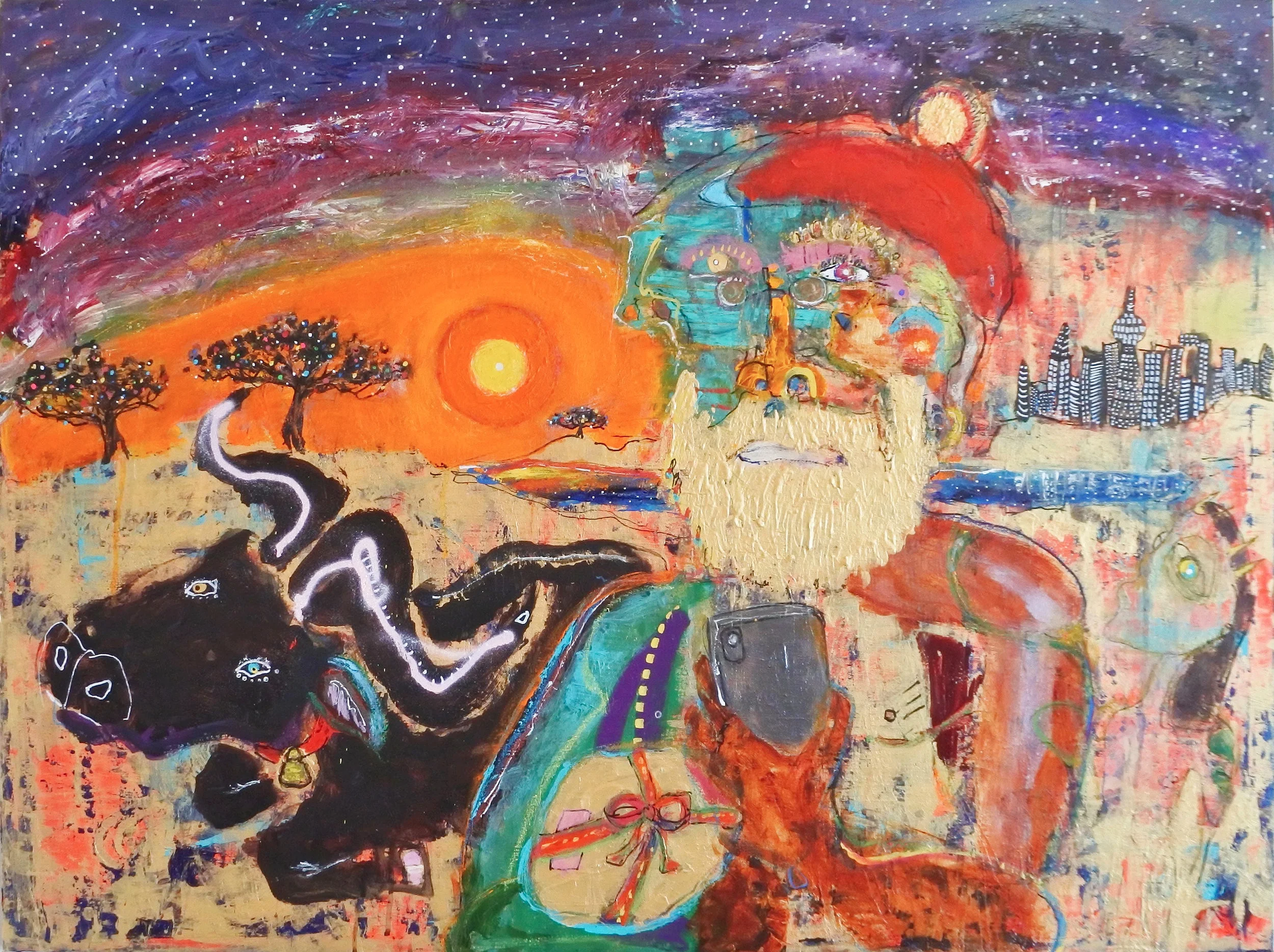" Midsummer Christmas " 40 × 30 in 2019