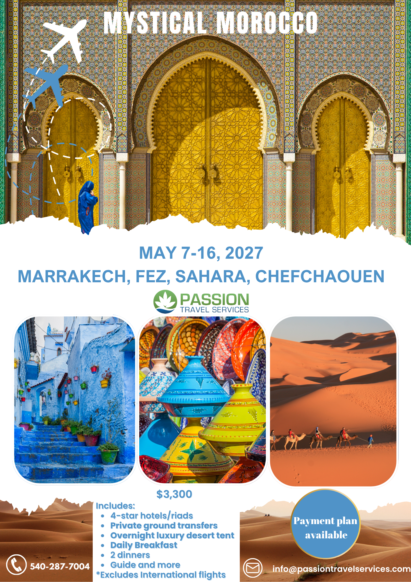 Mystical Morocco May 7-16, 2027