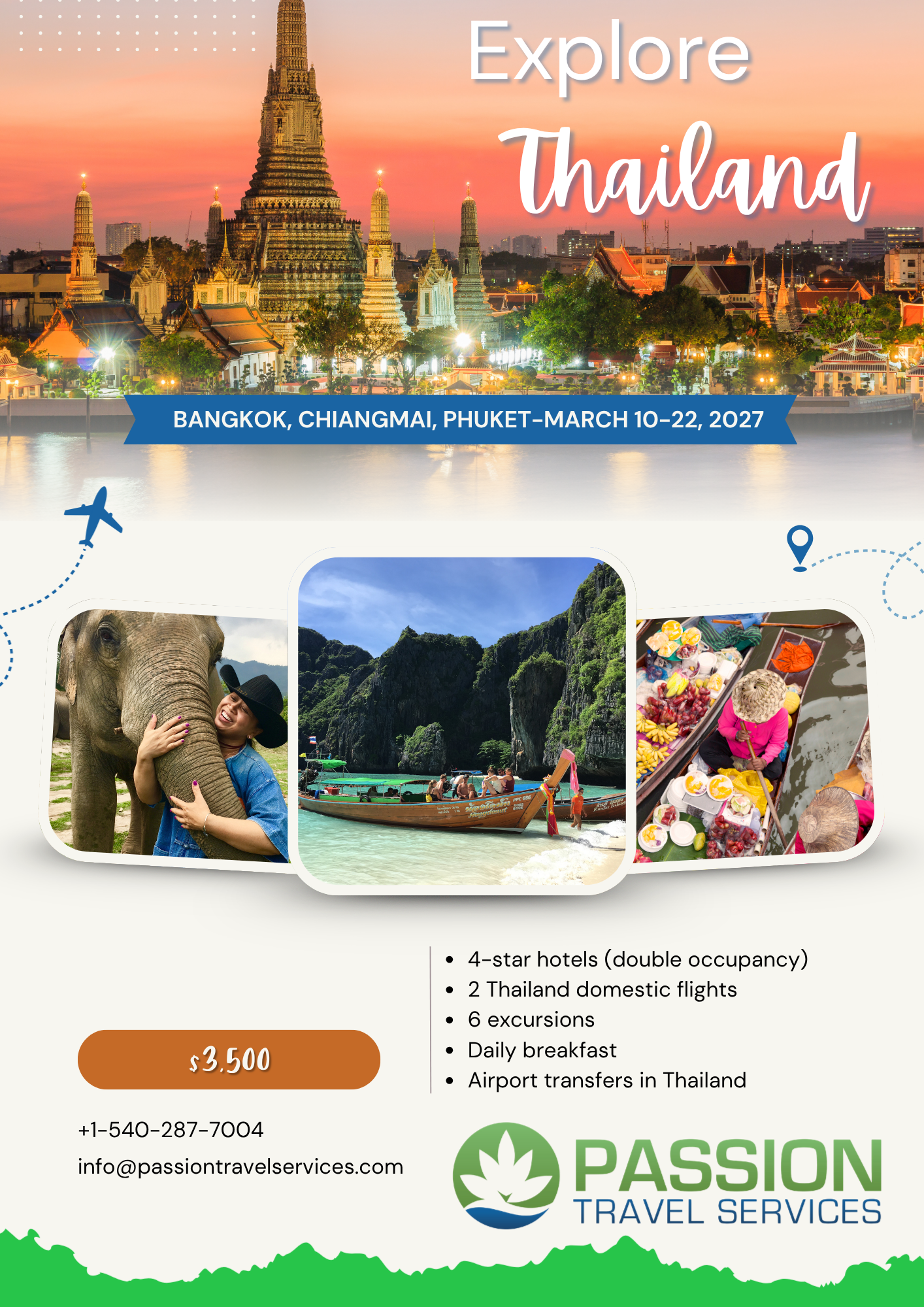 Explore Thailand - March 10-22, 2027