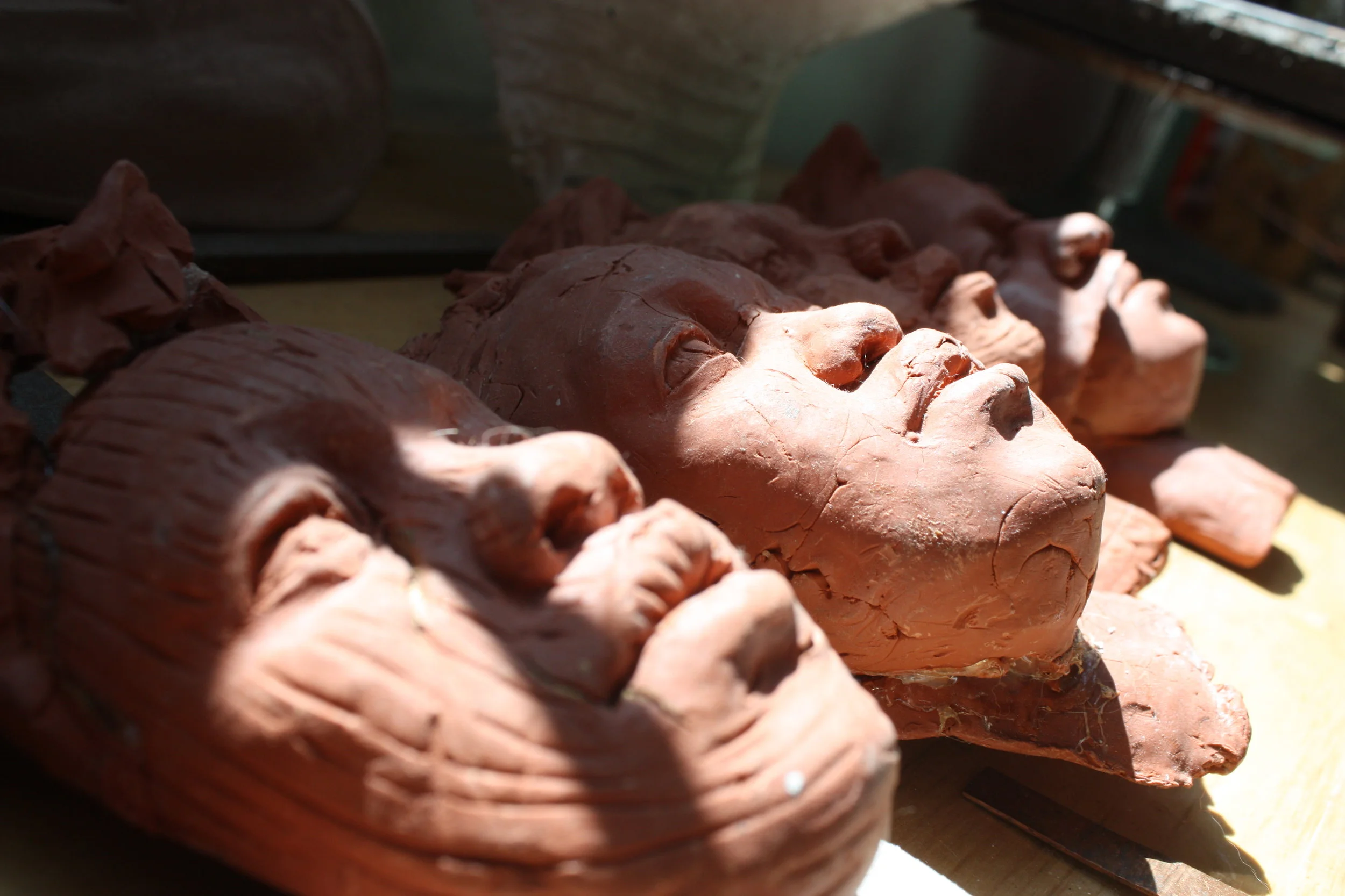 INSPIRATION  IFE I was very inspired to by the Ife sculptures of Benin from the 13th century. They have an undeniable beauty as well as a spiritual story from the Yoruba people who believe that Ife is the place where life and civilization began. The