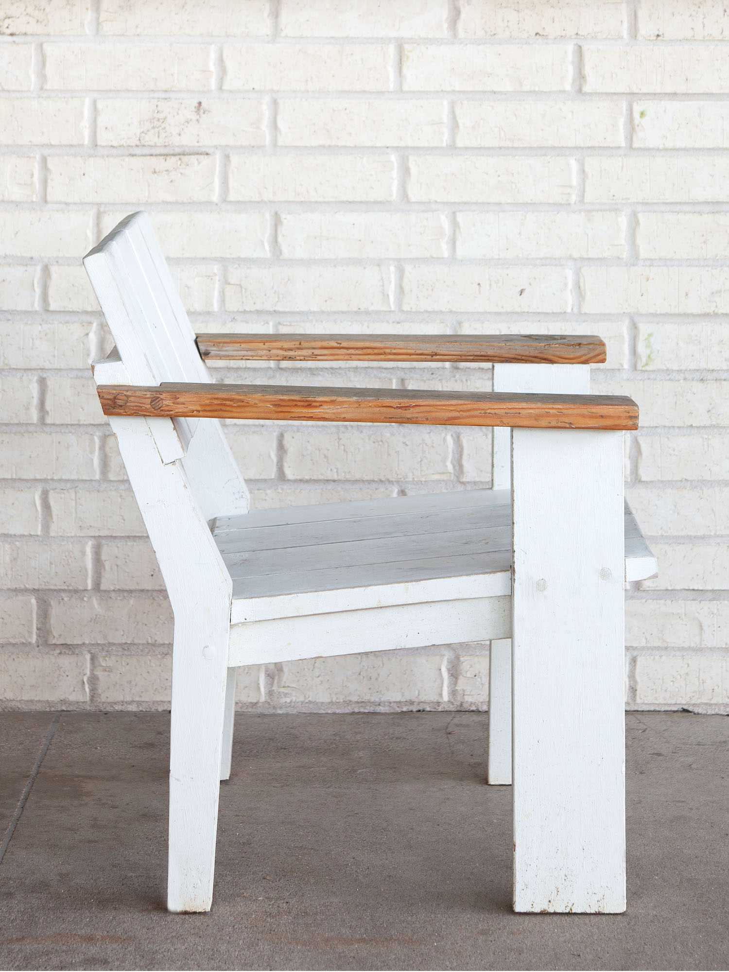 McCray & Co. - St. Philip - Custom Patio Arm Chair , Side View