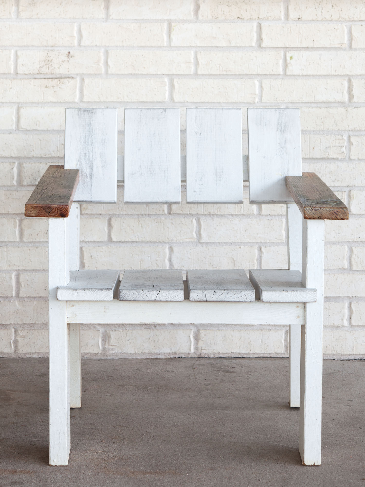 McCray & Co. - St. Philip - Custom Patio Arm Chair, Front View