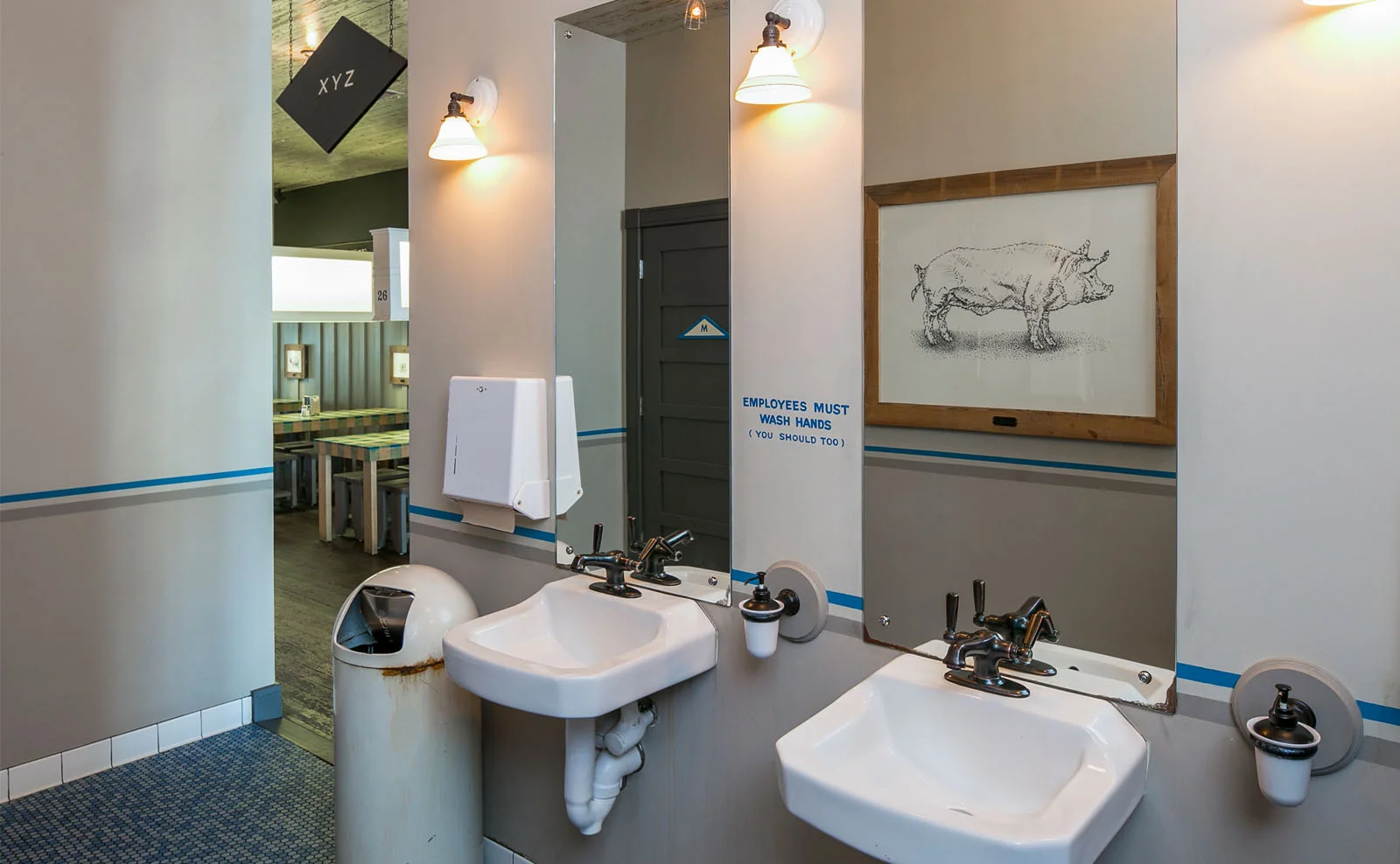 McCray & Co. - The Noble Sandwich Co. - Restroom Detail