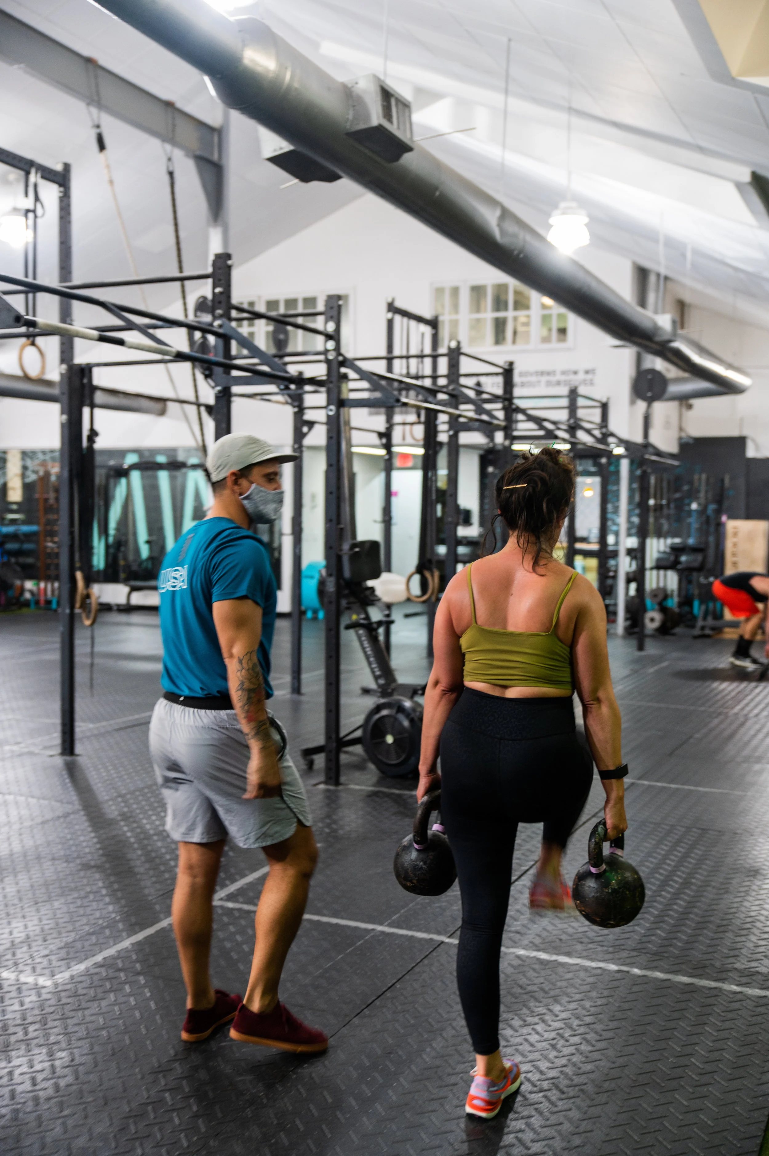 Sarah talks coming back to training full time after giving birth. 