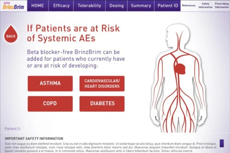 Detail Aid for Glaucoma Eye Drops