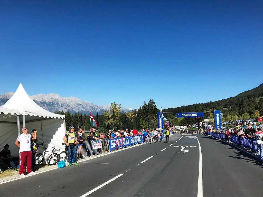 On course #innsbruck2018 #worlds #sykkellandslaget u23 😎💪🏼