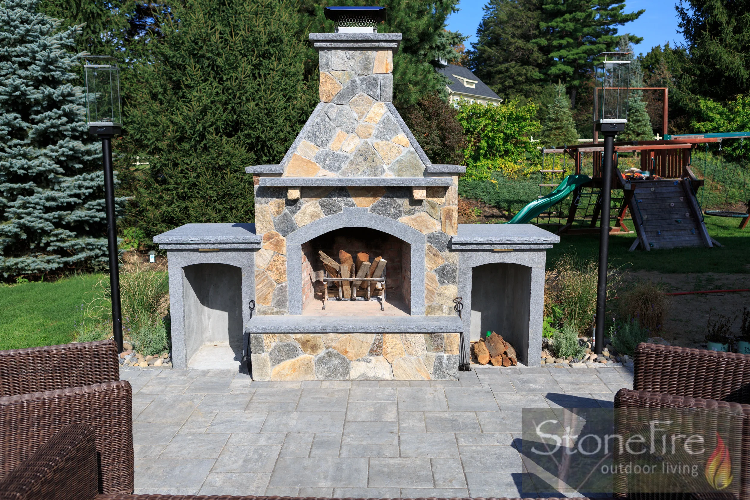 East Main St Westborough — StoneFire Outdoor Living