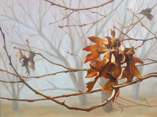 Last Leaves - Volcan Mountain 18x24