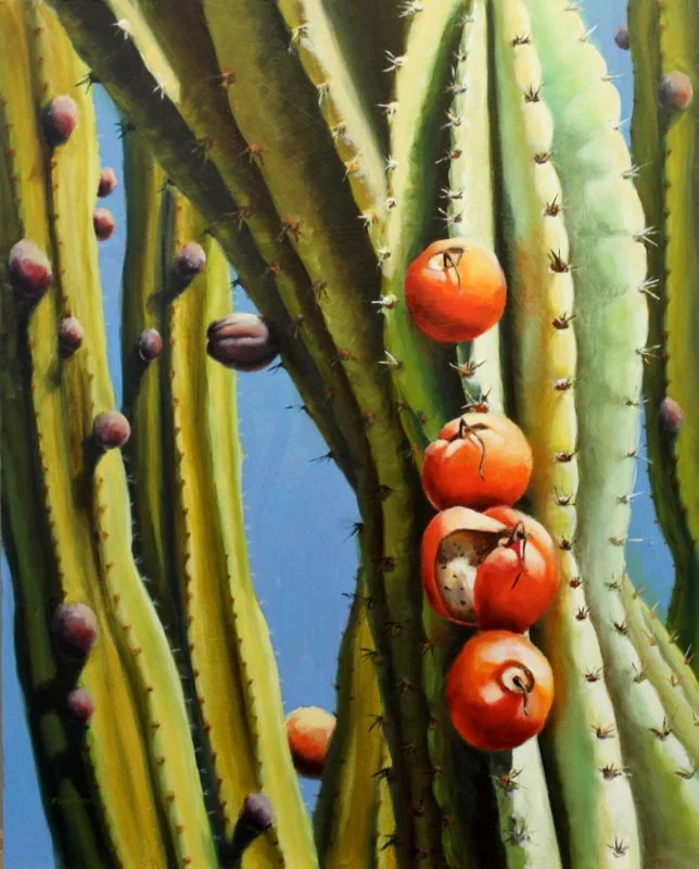 Desert Fruit - Oil on panel - SOLD