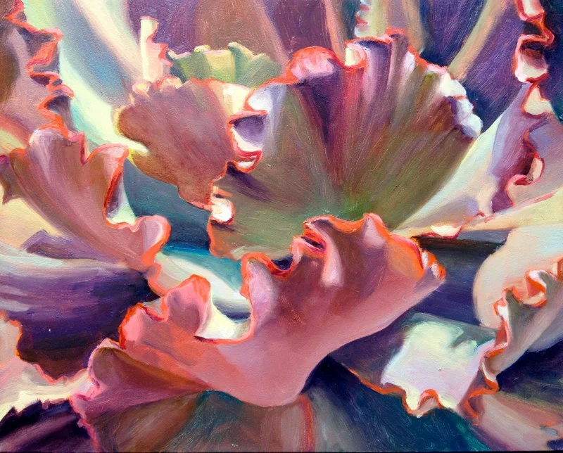 Ruffles - 8x10 - Oil on panel - SOLD