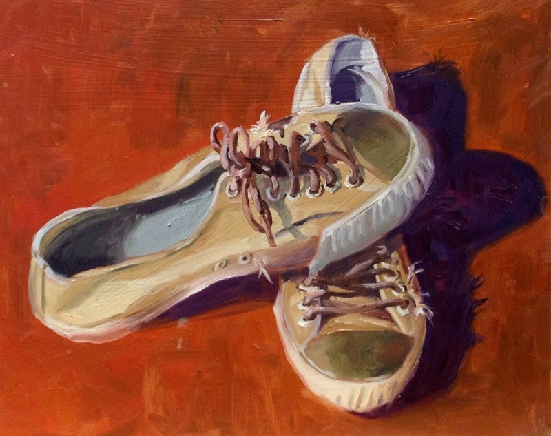 Will's Shoes - 8x10 - Oil on panel - SOLD