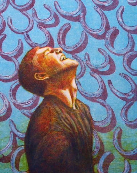 Laughing at Lady Luck - 10x13