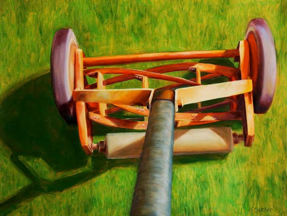 Saturday Morning, 1964 - 12x16 - Oil on Panel - $650.00