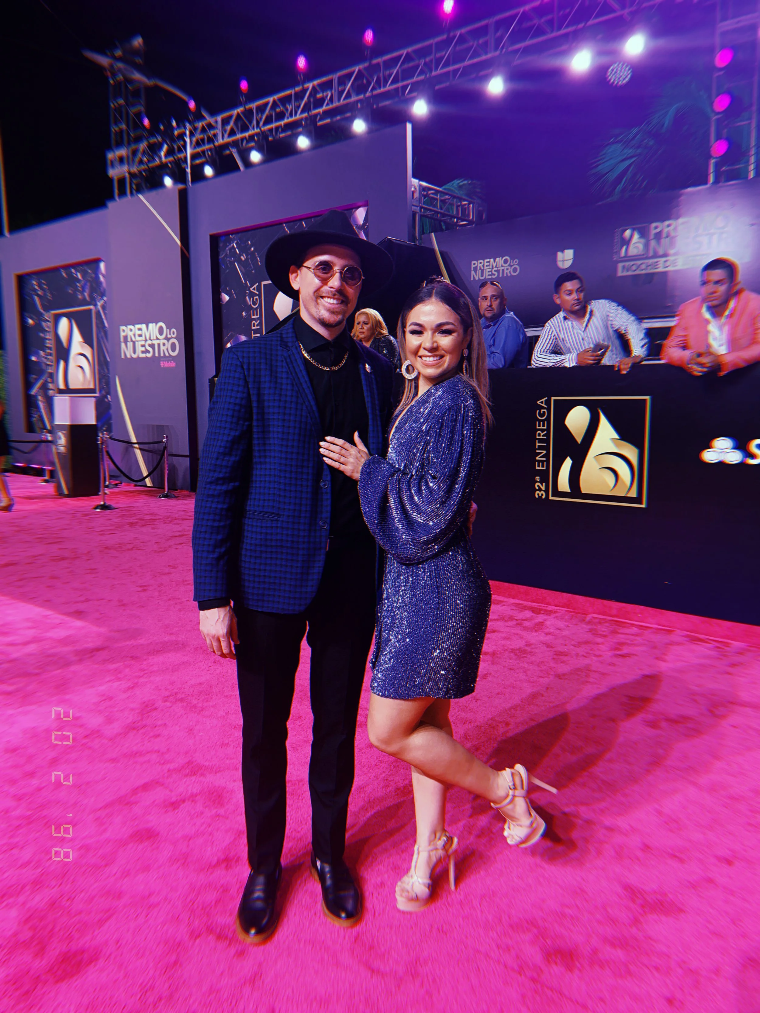 Entertainment and music lawyer Silvino Edward Diaz of Starving Artists hosts red carpet at Premio Lo Nuestro, Univision, at Miami Arena Kaseya Center, in Miami, FL